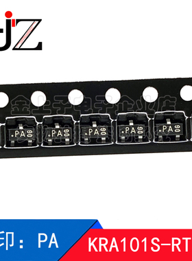 KRA101S-RTK/P KEC SOT23 丝印PA 50V/100mA 数字晶体管 50个