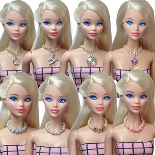 30厘米娃娃皇冠手镯6分娃娃手工耳环项链心怡等娃娃饰品女孩玩具