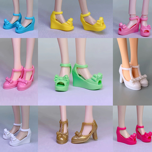 30厘米芭可比儿娃高跟鞋心怡丽佳平底休闲鞋6分娃娃儿童女孩玩具