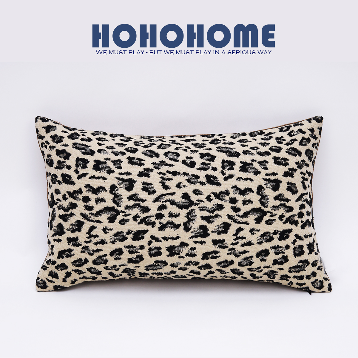 HOHOHOME豹纹客厅抱枕套北欧中古床头沙发现代靠垫坐垫护腰汽车软