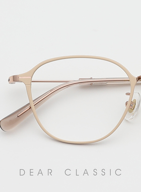 高净值审美 小众设计日本钛女款职场社交眼镜架超轻近视眼镜框