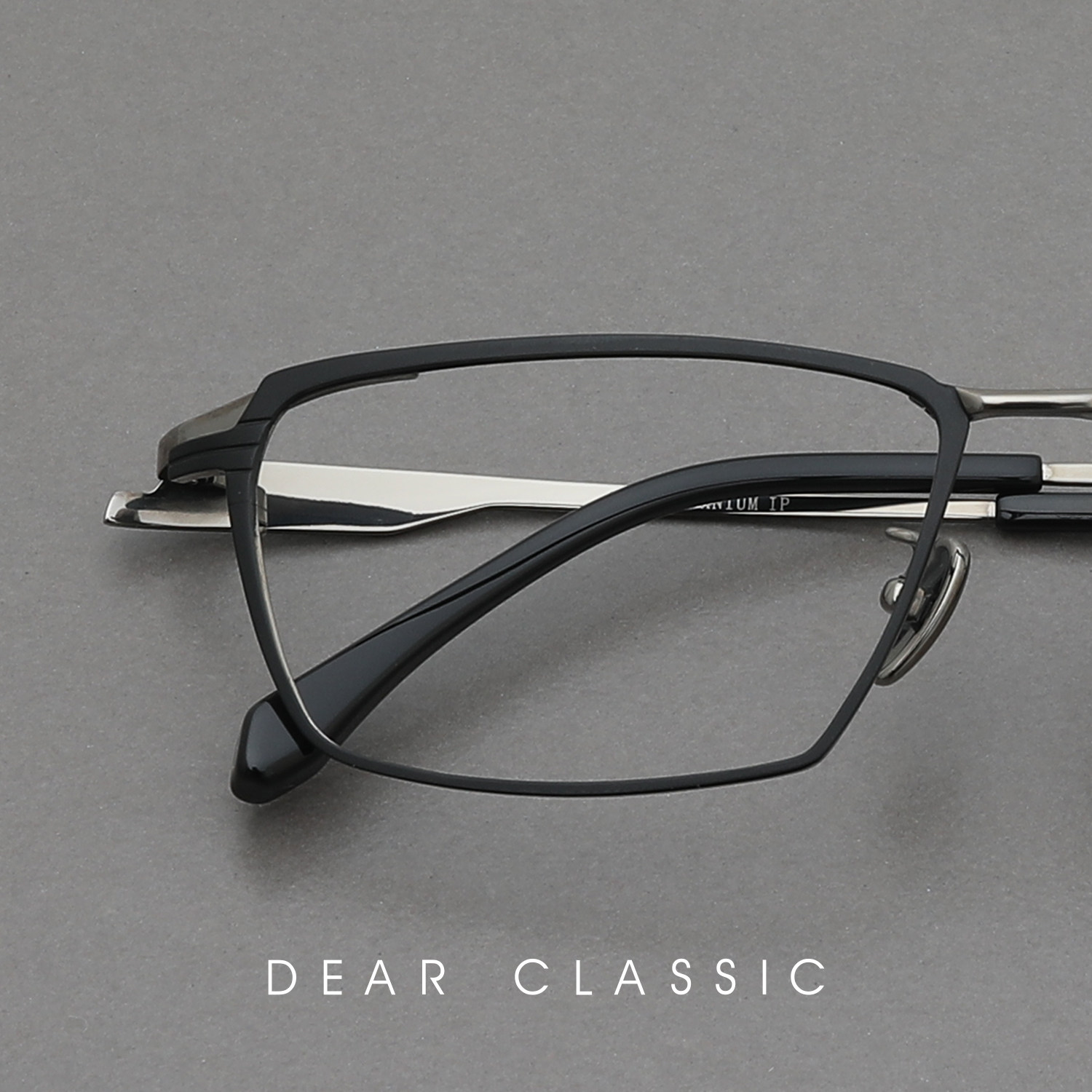 大佬气场 57片宽小众设计大脸日本纯钛眼镜框近视眼镜架男款高档