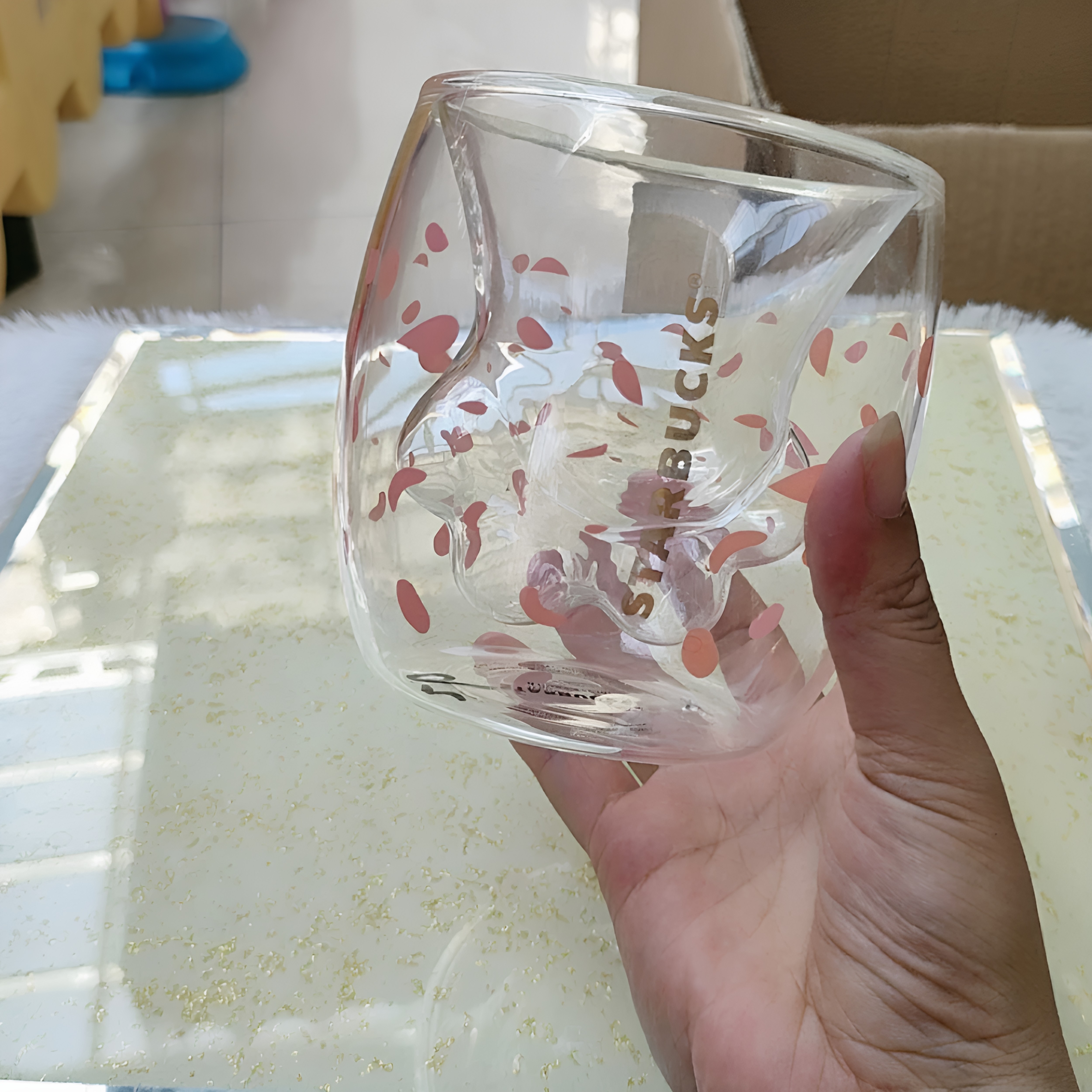 猫脚杯高硼硅双层耐热防烫可微波炉礼盒独立包装
