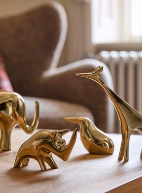 美国进口现代可爱动物装饰摆件