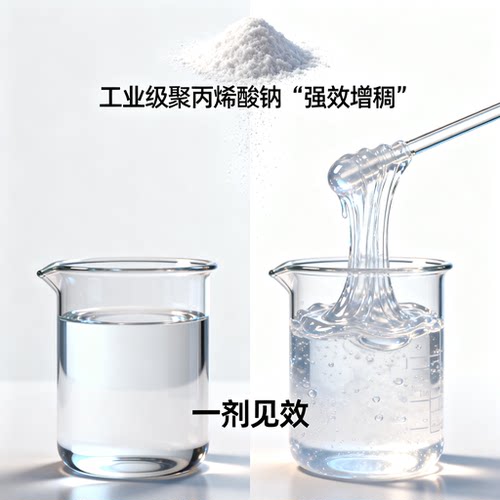 工业级聚丙烯酸钠粉末钻井泥浆膨润土增稠剂猫砂粘合拉丝絮凝保水