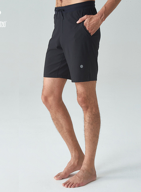 凡圣瑜伽五分裤男运动健身短裤薄宽松快干透气跑步休闲中裤F09506