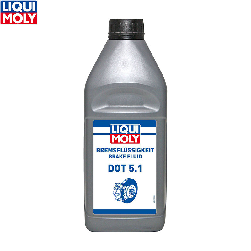 德国力魔制动液DOT5.1通用型汽车摩托车离合器全合成碟刹刹车油1L
