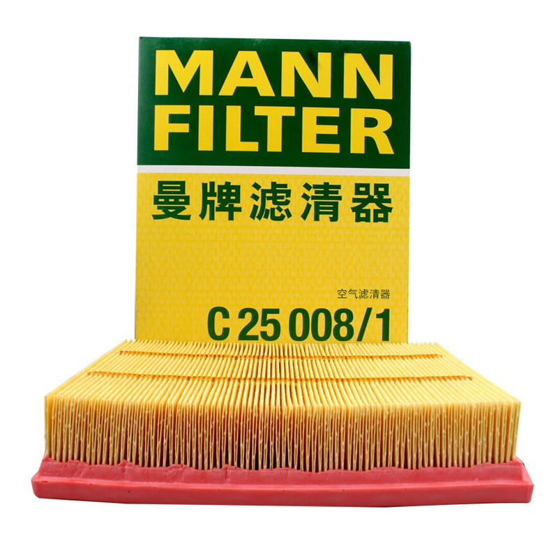 曼牌滤清器C25008/1空气格滤芯适用福特国产锐界新蒙迪欧金牛座