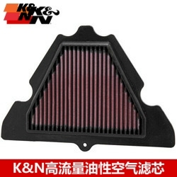 KN空滤适配川崎Z1000 KN高流量风格空滤摩托车空气滤芯10-11