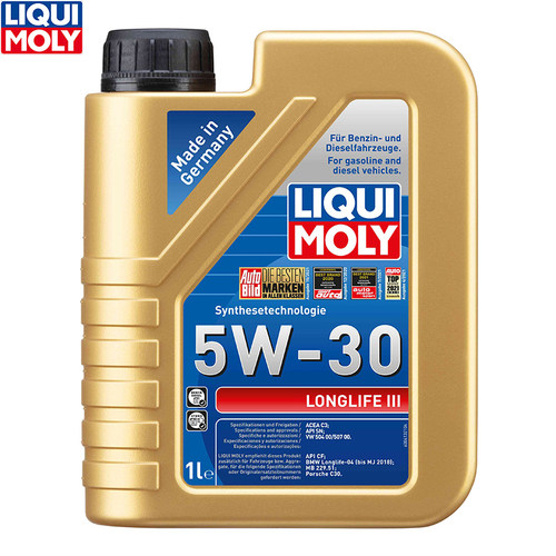 德国原装进口力魔LonglifeIII 5W-30欧规C3 1L装