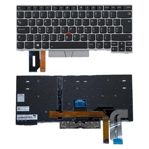 匈牙利HU背光键盘适用联想E480 E485 E490 T480S 01YN355