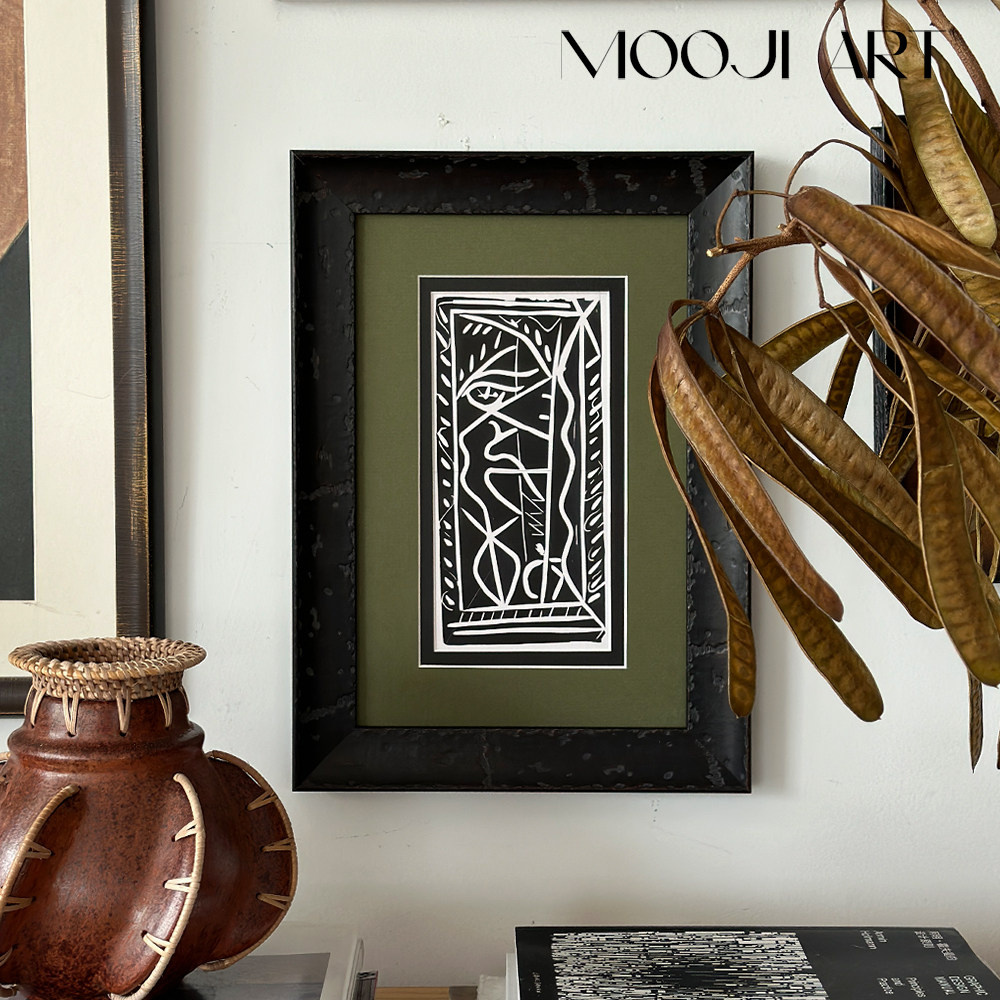 随线】中古风法式抽象混搭客厅装饰画卧室背景墙沙发高级感挂画,家居饰品,现代装饰画,淘宝优惠券,粉丝福利购,淘宝优惠卷