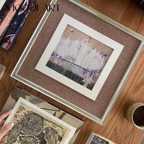 旋转木马】木吉现代中古小众艺术装饰画卧室床头挂画客厅沙发壁画 - 封面