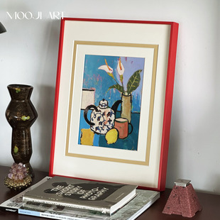 饰画小众艺术软装 现代简约静物油画客厅卧室装 挂画 阳光院子