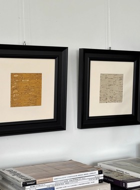 木吉中古风客厅装饰画沙发背景墙挂画比利时进口高级感立体壁画