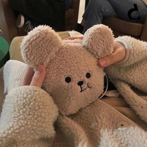 ins网红少女心小熊零钱包