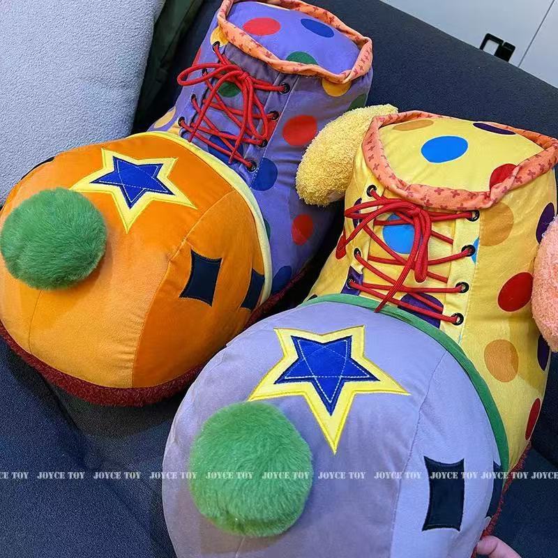 卡通小丑鞋子抱枕毯子毛绒午睡空调被二合一玩偶女生两用生日礼物