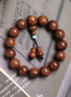 海黄 对眼2.0 纹理清晰  约47g  手串木简约盘玩文玩念珠送礼