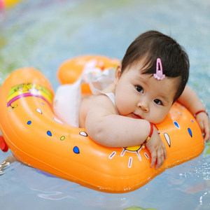 爱贝思腋下圈婴儿游泳圈宝宝趴圈男女背带浮圈3个月-6岁可调防翻