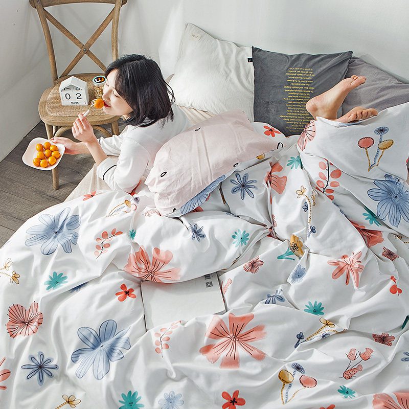 全棉夏季被套单套单件单人学生宿舍1.5x2米纯棉被罩双人200x230|ruв категории постельные принадлежности, одеяло - от Buy2taobao.com для оказания профессиональной услуги покупки агента Taobao