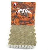 绿莹艾草艾柱1.2cm竹签小艾柱细艾条温针灸用艾段艾粒艾绒柱200粒