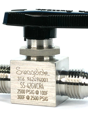 【SS-42GVCR4】Swagelok世伟洛克40系列球阀，1/4 in. VCR外螺纹