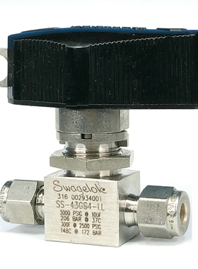 【SS-43GS4-LL】Swagelok世伟洛克球阀 1/4 in.卡套管 闩锁手柄