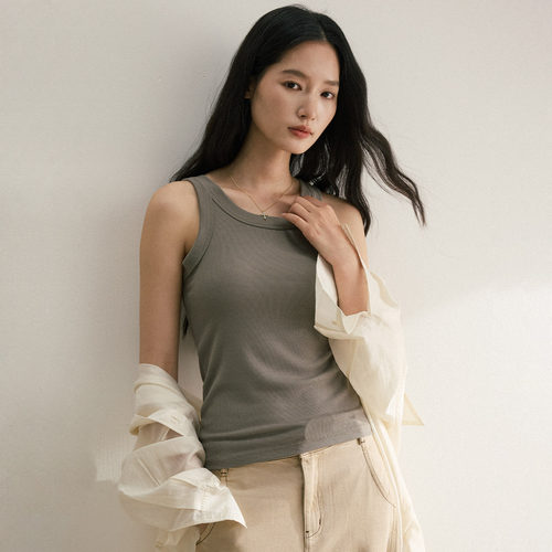 夏季小吊带工字背心女外穿显瘦