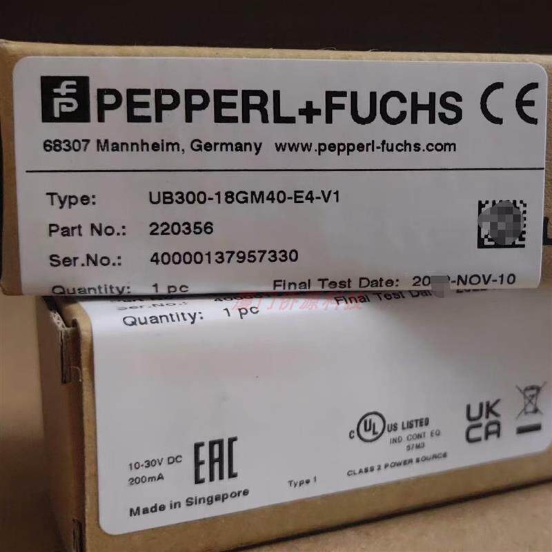 UB300-18GM40-E4-V1倍加福超音波感测器 货号:220356全新原装议价