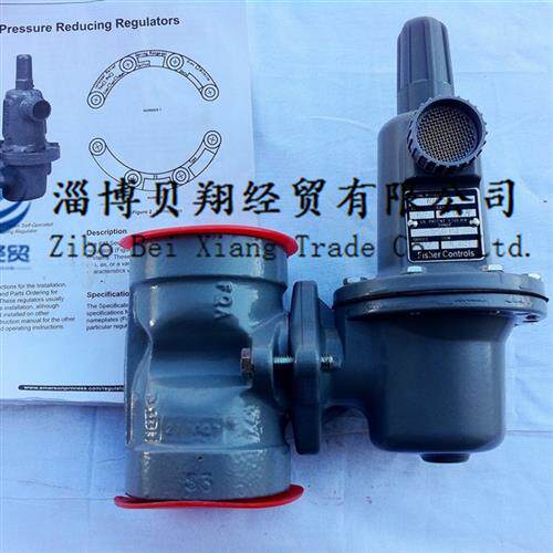 费希尔 燃气调压器 一级调压阀627-576调压器阀减压阀口径DN50