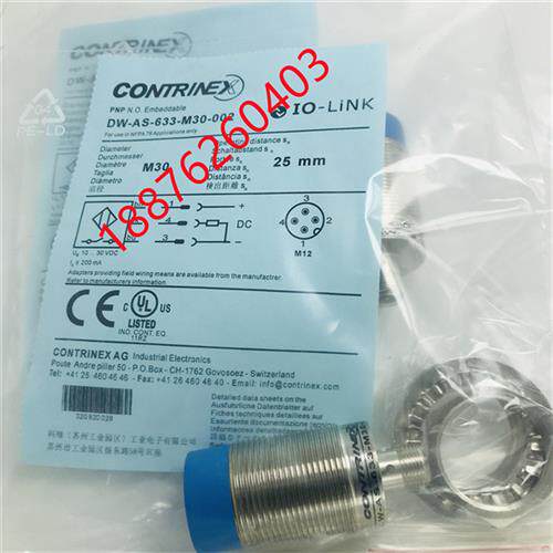 瑞士 接近开关 传感器 DW-AS-633-M30-002
