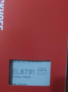 倍福 EL6731 EL6652 EL7211 9014 EK1521 EL5101 EL6631 KL2541