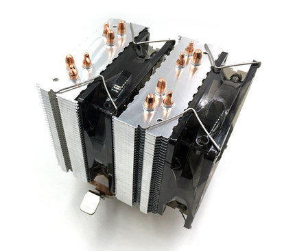 AVC6热管CPU散热器AMD 1366 1155 2011 X58LED蓝光超静音CPU风扇