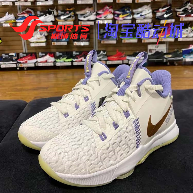 NIKE/耐克运动鞋男 Lebron Witness V EP减震气垫篮球鞋 CQ9381-封面