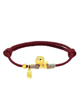 2026马年普陀山有钱小马手绳S999足银马年本命年红绳手绳送礼物