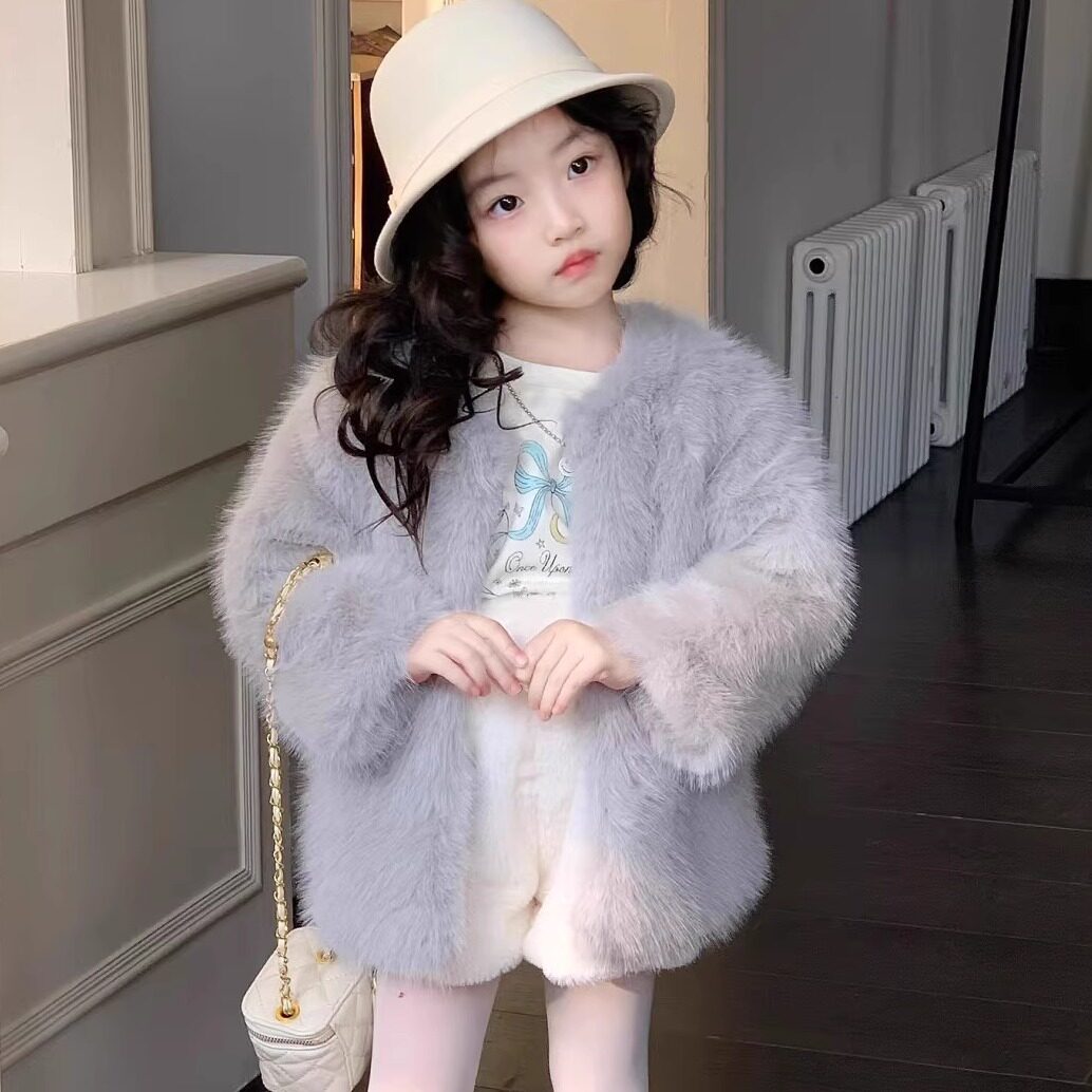 女孩冬装女童皮草外套2025新款儿童洋气加厚保暖毛毛衣中大童过冬,童装/婴儿装/亲子装,皮草/仿皮草,淘宝优惠券,粉丝福利购,淘宝优惠卷