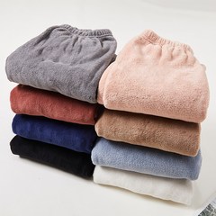 休闲裤仙女暖暖裤女秋冬季外穿家居裤加厚宽松珊瑚绒睡裤懒懒裤子