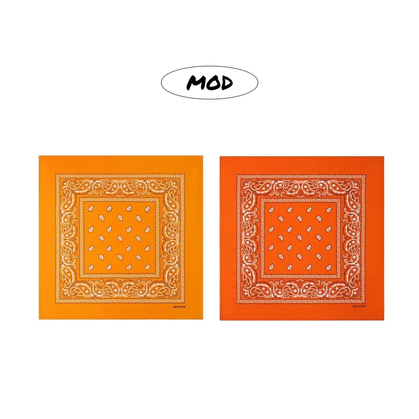 MOD美式复古腰果花方巾橘色橙色丝巾女头饰嘻哈街舞头巾男围巾,服饰配件/皮带/帽子/围巾,围巾/丝巾/披肩,淘宝优惠券,粉丝福利购,淘宝优惠卷