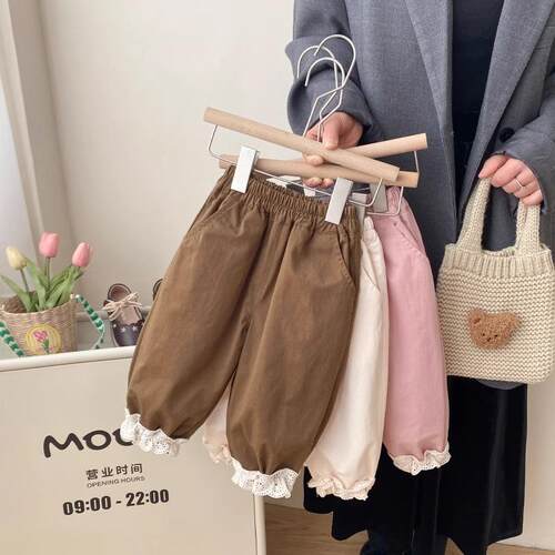 女童萝卜裤春秋季宝宝休闲裤