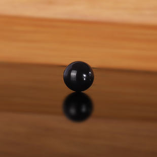 帝王紫羊脂玉配珠隔珠单珠 645号 新疆和田玉烟紫散珠 直径9.8mm