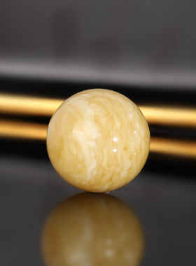 原矿天然俄料蜜蜡散珠 23.5mm L03号 满蜡满密大单珠配珠圆珠