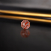 川料南红散珠B87 直径10.8mm冰飘南红单珠飘花高冰荔枝栋配珠圆珠