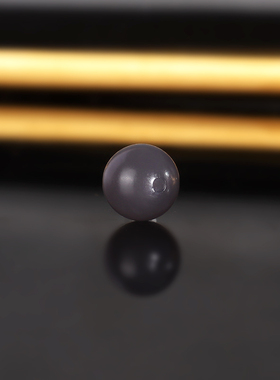 新疆和田玉烟紫散珠8mm 2272号 柔光烟紫羊脂玉配珠隔珠 一物一图