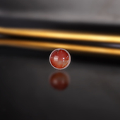 川料南红散珠B75 直径10.8mm冰飘南红单珠飘花高冰荔枝栋配珠圆珠