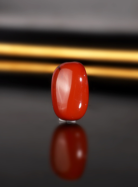 天然川料瓦西南红随型珠散珠 HS23 直径10.7x16.8x8mm 配珠单珠