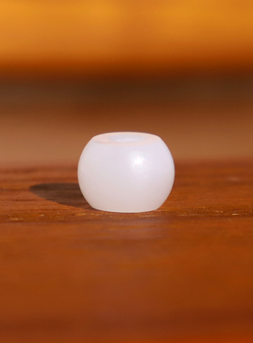 远廷新疆和田白玉散珠YG2隔珠