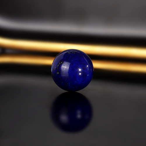 天然阿富汗青金石散珠 16.5mm 1362号  帝王蓝青金配珠隔珠