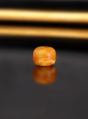 天然云端老蜡老型珠LL85号 直径8.3X6.5mm 俄料古董蜡配珠散珠