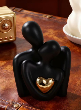 简约现代家居客厅酒柜摆件高级感