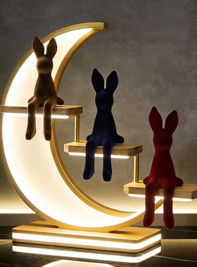 创意可爱兔子造型装饰摆件